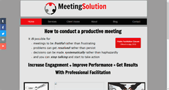 Desktop Screenshot of meetingsolution.com