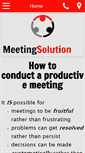 Mobile Screenshot of meetingsolution.com