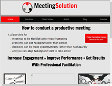 Tablet Screenshot of meetingsolution.com